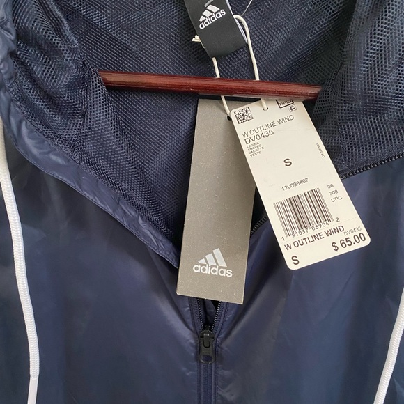 Adidas Full-Zip Hoodie windbreaker - Picture 4 of 7